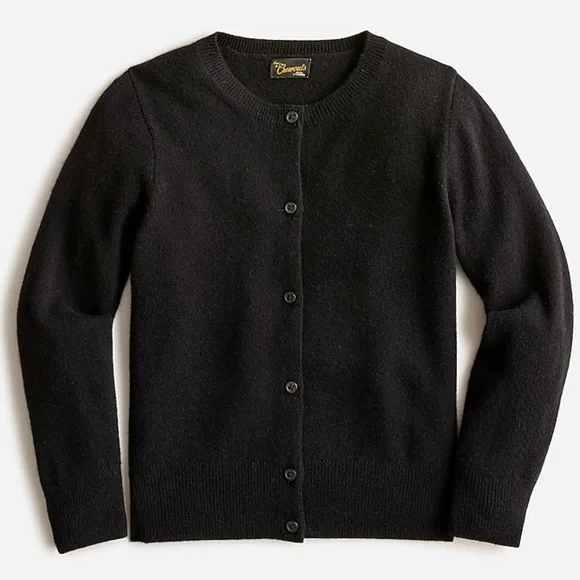 Crewcuts Girls' cashmere cardigan sweater XS (4/5) dark brown - Picture 1 of 5